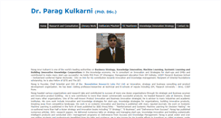 Desktop Screenshot of drparagkulkarni.com